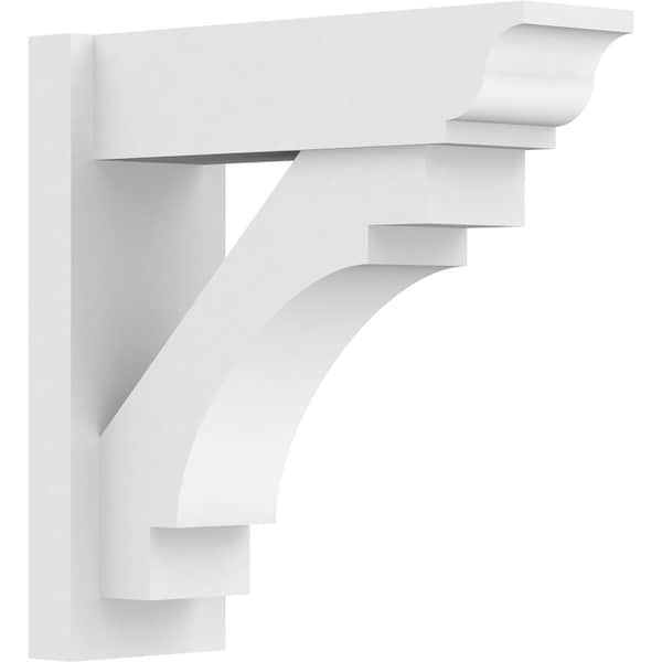 Ekena Millwork Merced Architectural Grade PVC Outlooker with Traditional Ends, 7"W X 20"D X 20"H OUTP07X20X20MRC01 - main